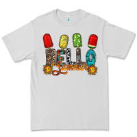 Dove Grey hello summer Premium Tee - RacoonDesign