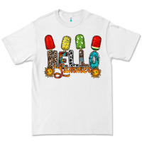 White hello summer Premium Tee - RacoonDesign