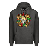 Charcoal Heather christmas baby jesus sunflower Premium Hoodie - Jasminsmagicworld