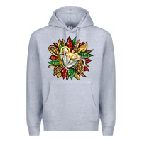 Heather Grey christmas baby jesus sunflower Premium Hoodie - Jasminsmagicworld