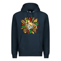 Navy christmas baby jesus sunflower Premium Hoodie - Jasminsmagicworld