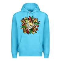 Ocean Blue christmas baby jesus sunflower Premium Hoodie - Jasminsmagicworld