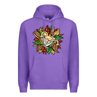 Purple christmas baby jesus sunflower Premium Hoodie - Jasminsmagicworld