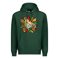Sports Green christmas baby jesus sunflower Premium Hoodie - Jasminsmagicworld