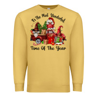 Antique Gold its the most wonderful time of the year Premium Sweatshirt - FaDigitalArtStudio