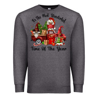 Charcoal Heather its the most wonderful time of the year Premium Sweatshirt - FaDigitalArtStudio
