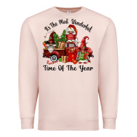 Pale Pink its the most wonderful time of the year Premium Sweatshirt - FaDigitalArtStudio