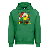 Emerald Santa's Favorite Softball player Urban Hoodie - NancyCooperArtShop