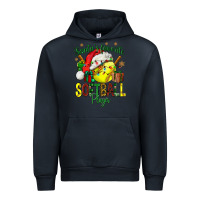 Navy Santa's Favorite Softball player Urban Hoodie - NancyCooperArtShop