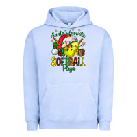 Pigment Grape Ice Santa's Favorite Softball player Urban Hoodie - NancyCooperArtShop