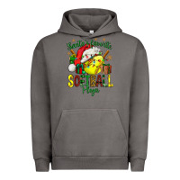 Pigment Tornado Santa's Favorite Softball player Urban Hoodie - NancyCooperArtShop