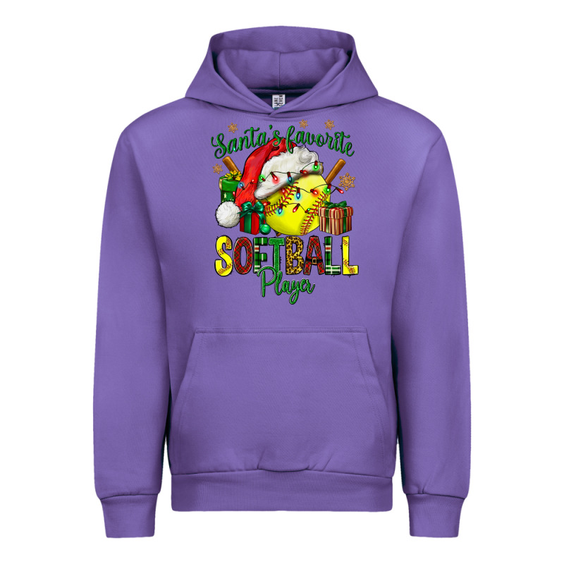 Santa's Favorite Softball Player Urban Hoodie by NancyCooperArtShop | Teevron