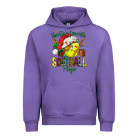 Tulip Santa's Favorite Softball player Urban Hoodie - NancyCooperArtShop