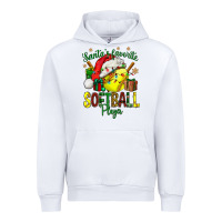 White Santa's Favorite Softball player Urban Hoodie - NancyCooperArtShop