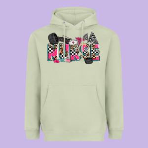 Race Nurse Heavyweight Hoodie Designed By Zillion Design Studio