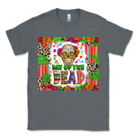 Charcoal Heather Day of the dead Classic Tee - RanaPortraitStore