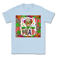 Dusty Blue Day of the dead Classic Tee - RanaPortraitStore
