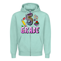Fifth Grade Zipper Hoodie | Teevron