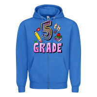 True Royal Fifth Grade Zipper Hoodie - RanaPortraitStore
