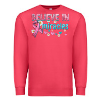 Cardinal believe in miracles with ribbon Premium Sweatshirt - HRA Design Shop