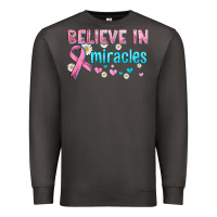 Believe In Miracles With Ribbon Premium Sweatshirt | Teevron