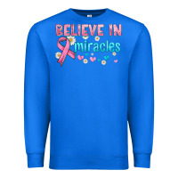True Royal believe in miracles with ribbon Premium Sweatshirt - HRA Design Shop