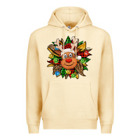 Pina Colada Christmas reindeer sunflower Premium Hoodie - Jasminsmagicworld
