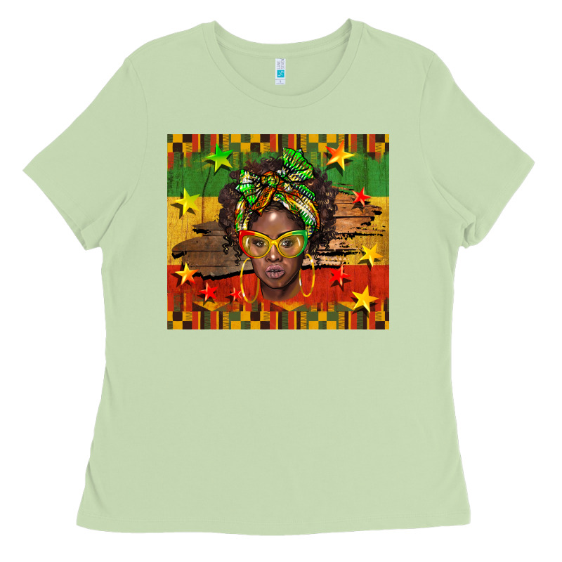 Juneteenth Black Women  Tumbler Ladies Tee by BarkalooDesign | Teevron