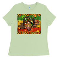 Matcha juneteenth black women  tumbler Ladies Tee - BarkalooDesign