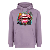 Lavender race lips Heavyweight Hoodie - Zillion Design Studio