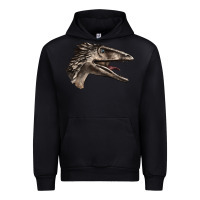 Foreset Green Deinonychus Face Urban Hoodie - LillyAllenDesigns