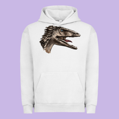 Deinonychus Face Urban Hoodie Designed By Lillyallendesigns