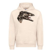 Sandshell Deinonychus Face Urban Hoodie - LillyAllenDesigns