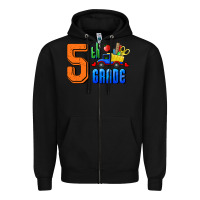 Black Fifth Grade Zipper Hoodie - RanaPortraitStore