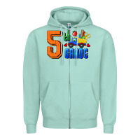 Seafoam Fifth Grade Zipper Hoodie - RanaPortraitStore