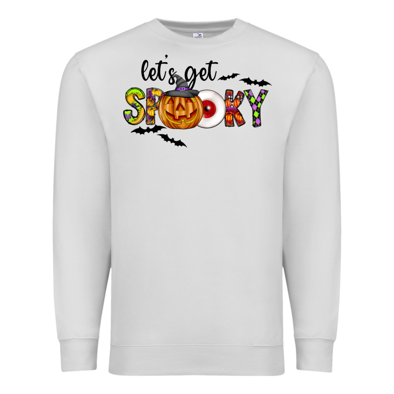 Let's Get Spooky Premium Sweatshirt by CowhideDigitalArt | Teevron