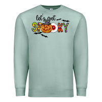 Seafoam Let's Get Spooky Premium Sweatshirt - CowhideDigitalArt