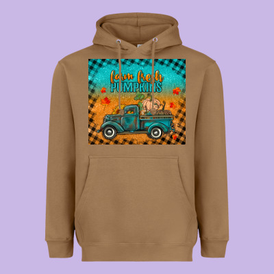 Farm Fresh Pumpkins Tumbler Heavyweight Hoodie Designed By Ranaportraitstore