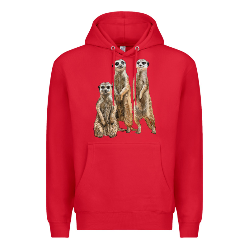 3 Meerkat Premium Hoodie by LillyAllenDesigns | Teevron