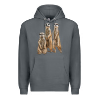 Rock 3 meerkat Premium Hoodie - LillyAllenDesigns