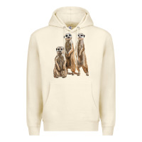 Sandshell 3 meerkat Premium Hoodie - LillyAllenDesigns