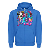 True Royal holy cow  m cute Zipper Hoodie - texasbilliewilder