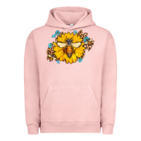 Pigment Salmon bee sunflower leopard Urban Hoodie - Jasminsmagicworld