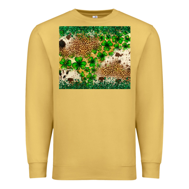 St. Patrick's Day Shamrock Tumbler St. Patricks Premium Sweatshirt by Neo Western | Teevron