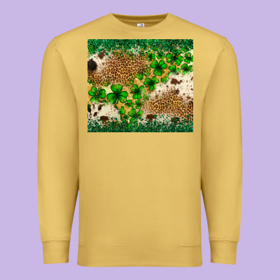 St. Patrick's Day Shamrock Tumbler St. Patricks Premium Sweatshirt Designed By Neo Western