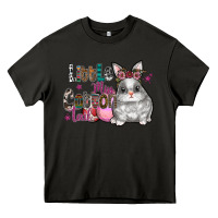 Asphalt Little Miss Cotton Tail Heavy Core Tee - CowhideDigitalArt