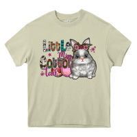 Mossy Little Miss Cotton Tail Heavy Core Tee - CowhideDigitalArt