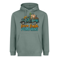 Sage farm fresh pumpkins truck Heavyweight Hoodie - RanaPortraitStore