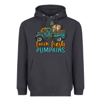Smoke farm fresh pumpkins truck Heavyweight Hoodie - RanaPortraitStore