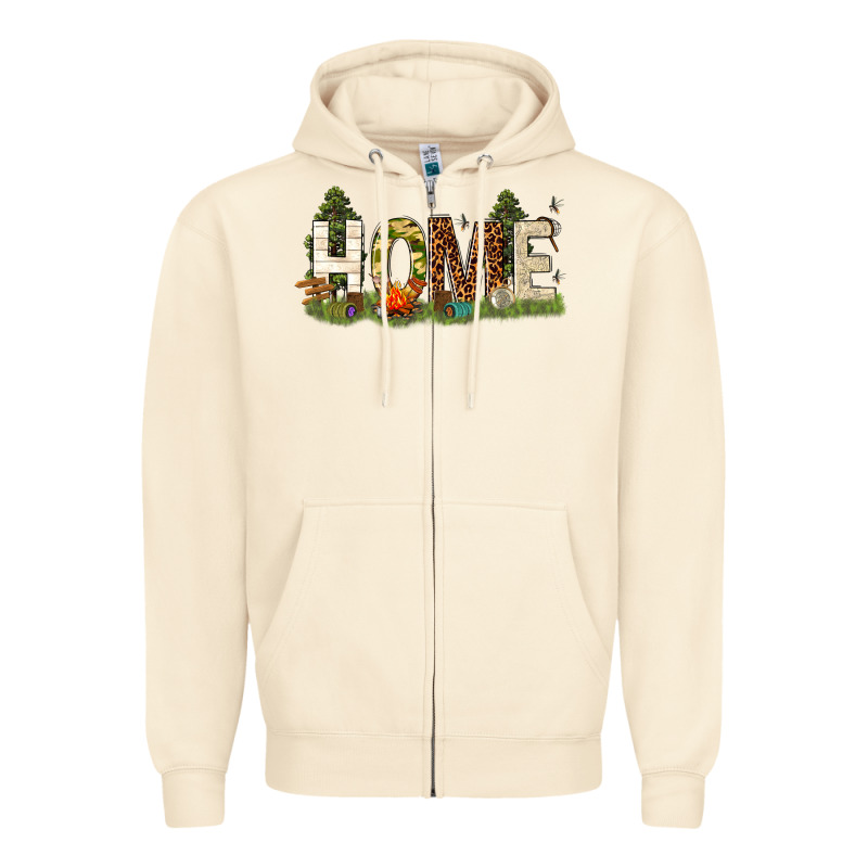 Home Camping Zipper Hoodie by texasbilliewilder | Teevron